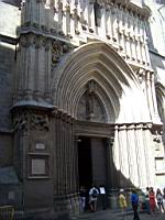 Barcelone, Catedral La Seu, Porte (3)